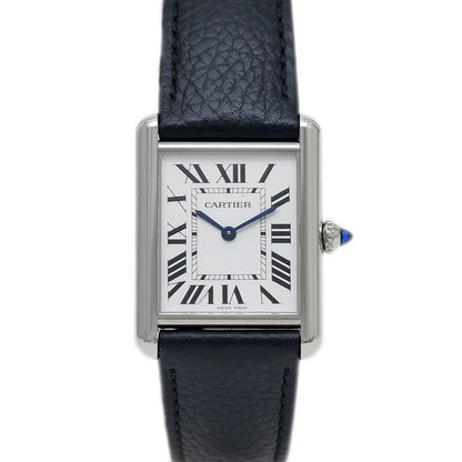 タンク マスト LM レディース シルバー文字盤 SS/レザー クォーツ WSTA0041 腕時計