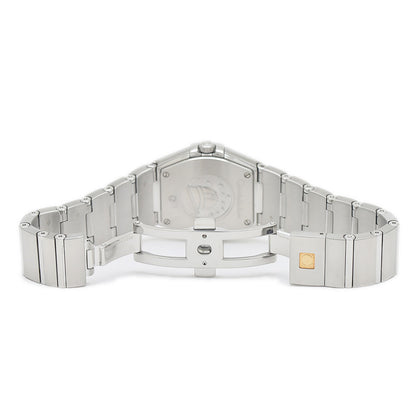 コンステレーション プリュム 27 レディース 白文字盤 12Pダイヤ クォーツ 腕時計