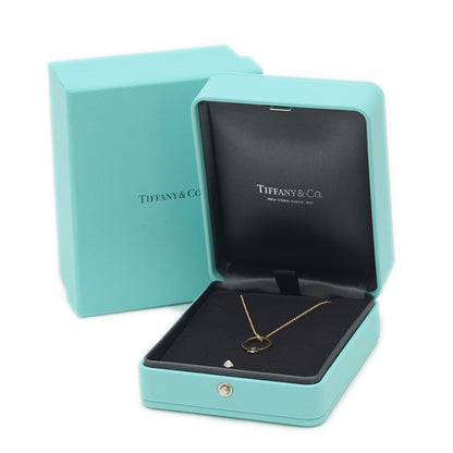 Tスクエア ネックレス K18YG/ダイヤ ネックレス