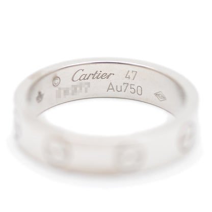 ミニ ラブリング 1Pダイヤ K18WG #47 B40505 リング・指輪