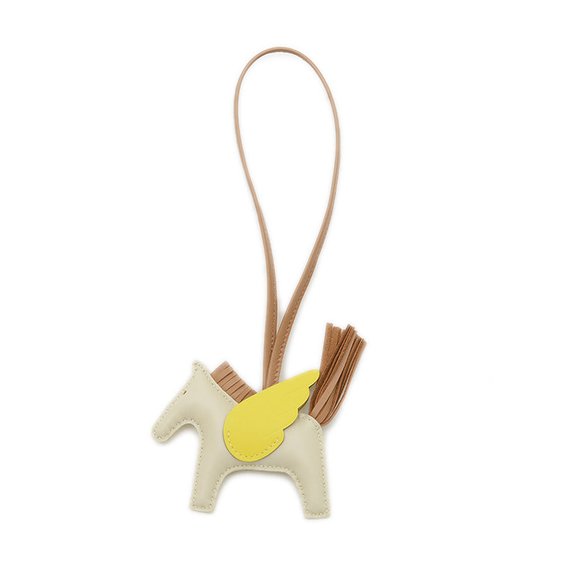 ロデオ ペガサス PM バッグチャーム クレ/チャイ/ライム U刻印 バッグチャーム