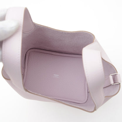 ピコタンロック PM 18 トリヨン モーヴペール シルバー金具 W刻印 ハンドバッグ