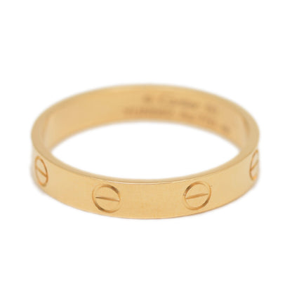 ミニラブ リング K18YG #60 B40850 リング・指輪