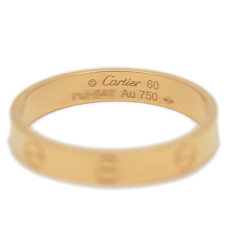 ミニラブ リング K18YG #60 B40850 リング・指輪