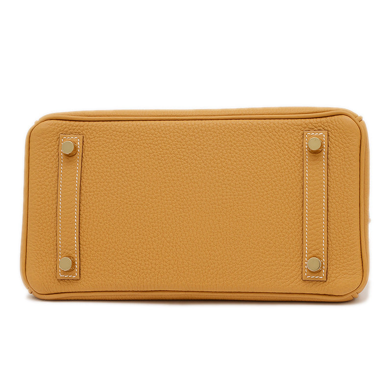 バーキン25 トゴ ナチュラルサブレ ゴールド金具 W刻印 ハンドバッグ