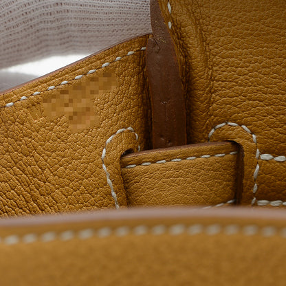 バーキン25 トゴ ナチュラルサブレ ゴールド金具 W刻印 ハンドバッグ