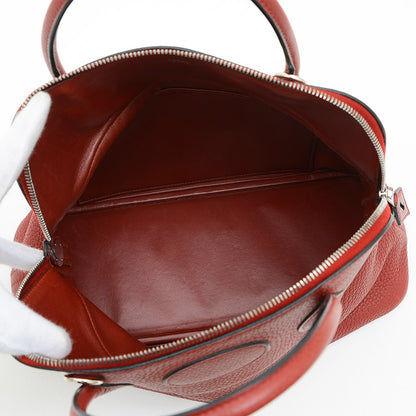 ボリード31 トリヨン ルージュアッシュ シルバー金具 □I刻印 ハンドバッグ