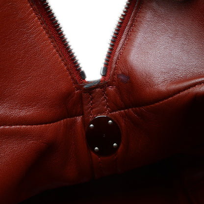 ボリード31 トリヨン ルージュアッシュ シルバー金具 □I刻印 ハンドバッグ