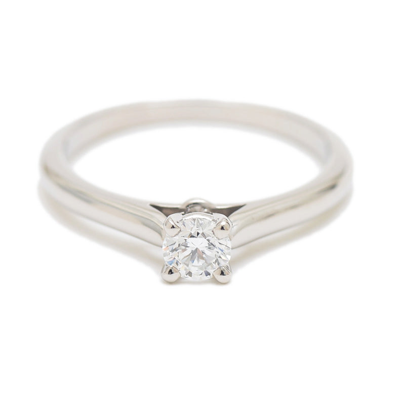 ソリテール ダイヤリング Pt950/ダイヤ 0.26ct E/VVS1/EX #51 N41359 リング・指輪