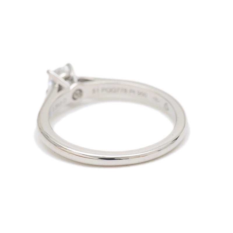 ソリテール ダイヤリング Pt950/ダイヤ 0.26ct E/VVS1/EX #51 N41359 リング・指輪