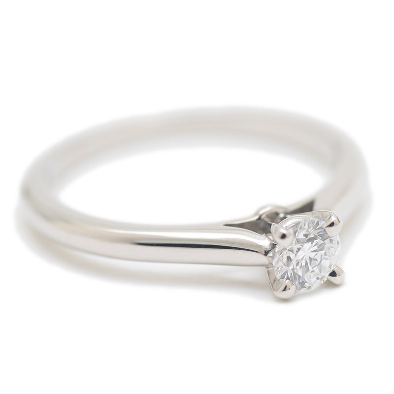 ソリテール ダイヤリング Pt950/ダイヤ 0.26ct E/VVS1/EX #51 N41359 リング・指輪