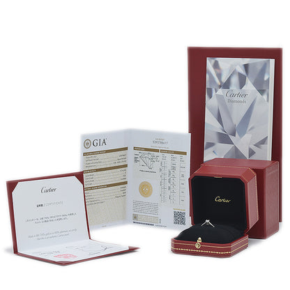 ソリテール ダイヤリング Pt950/ダイヤ 0.26ct E/VVS1/EX #51 N41359 リング・指輪