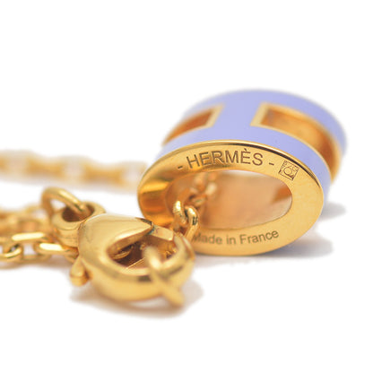 ポップアッシュ H ミニ ネックレス リラ/ゴールド ネックレス