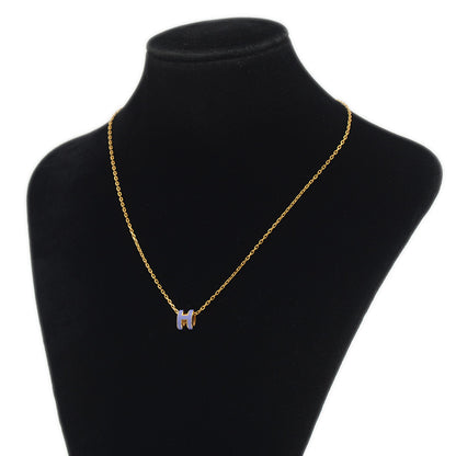ポップアッシュ H ミニ ネックレス リラ/ゴールド ネックレス