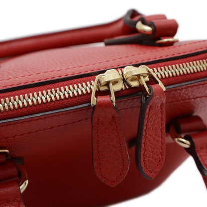 インターロッキングG 2WAYショルダーバッグ レッド 449661 ソルド品 ハンドバッグ