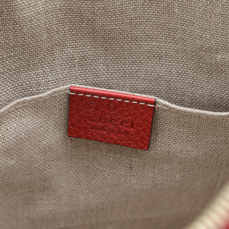 インターロッキングG 2WAYショルダーバッグ レッド 449661 ソルド品 ハンドバッグ