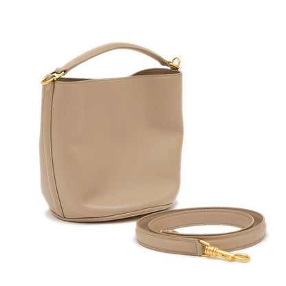 ティーンバケット16 ショルダーバッグ カーフ ベージュ 197573CR4 ハンドバッグ
