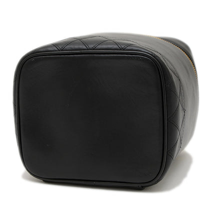 ピコローレ バニティバッグ ラムスキン ブラック バニティバッグ