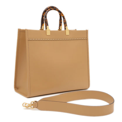 サンシャイン ミディアム 2WAYトートバッグ レザー/パイソン ベージュ 8BH386 トートバッグ