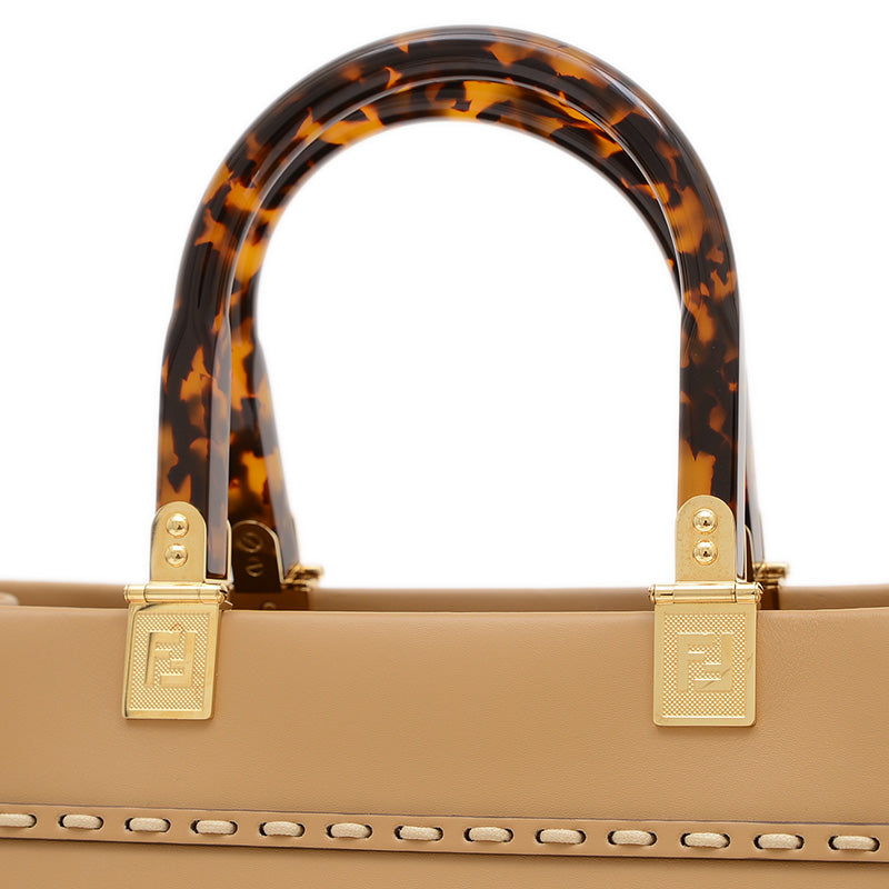 サンシャイン ミディアム 2WAYトートバッグ レザー/パイソン ベージュ 8BH386 トートバッグ