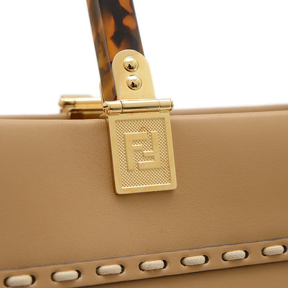 サンシャイン ミディアム 2WAYトートバッグ レザー/パイソン ベージュ 8BH386 トートバッグ