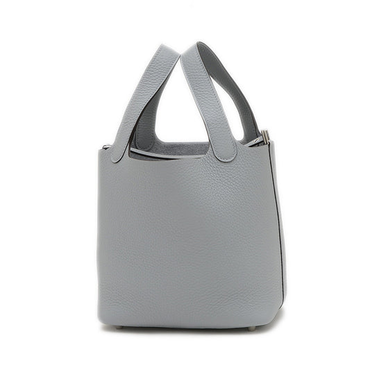 ピコタンロック PM 18 トリヨン グリパンタン シルバー金具 K刻印 ハンドバッグ