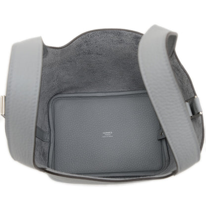 ピコタンロック PM 18 トリヨン グリパンタン シルバー金具 K刻印 ハンドバッグ