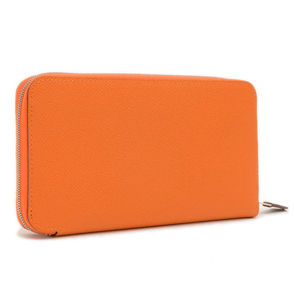 アザップロング シルクイン 長財布 エプソン オレンジ B刻印 長財布