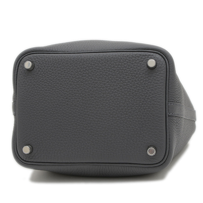 ピコタンロック PM 18 トリヨン アルドワーズ シルバー金具 W刻印 ハンドバッグ