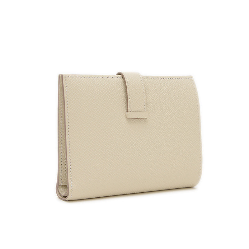 ベアンコンパクト 財布 エプソン クレ シルバー金具 W刻印 二つ折り財布