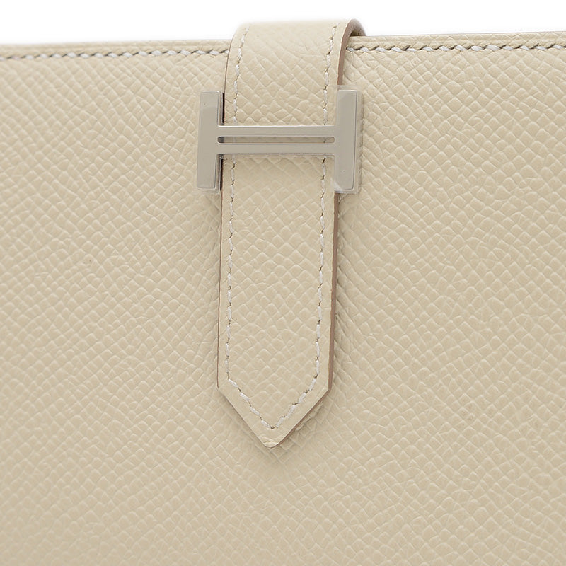 ベアンコンパクト 財布 エプソン クレ シルバー金具 W刻印 二つ折り財布