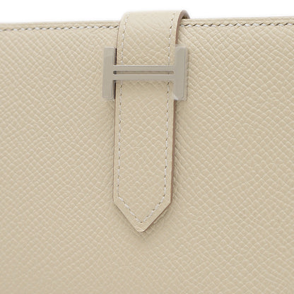 ベアンコンパクト 財布 エプソン クレ シルバー金具 W刻印 二つ折り財布