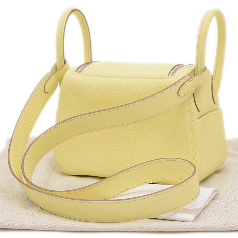 リンディ ミニ トリヨン ジョーヌミルトン シルバー金具 K刻印 ショルダーバッグ