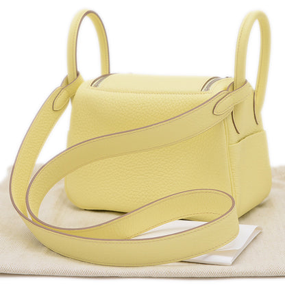 リンディ ミニ トリヨン ジョーヌミルトン シルバー金具 K刻印 ショルダーバッグ