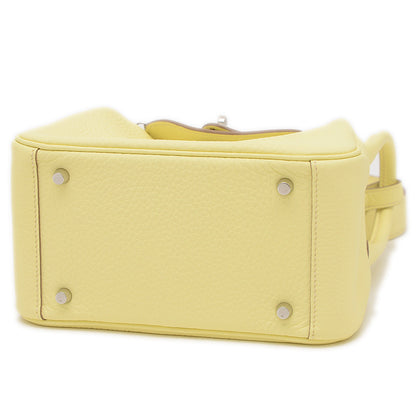 リンディ ミニ トリヨン ジョーヌミルトン シルバー金具 K刻印 ショルダーバッグ