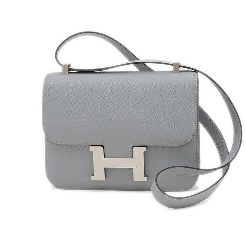 コンスタンス 24 ミロワール エプソン グリパンタン マットシルバー金具 K刻印 ショルダーバッグ