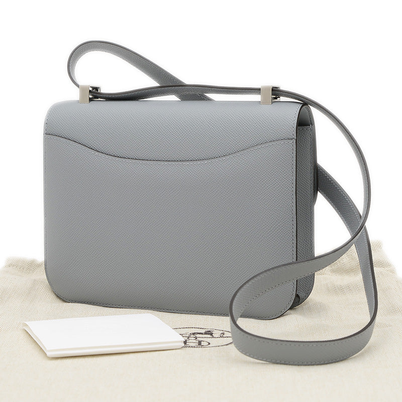 コンスタンス 24 ミロワール エプソン グリパンタン マットシルバー金具 K刻印 ショルダーバッグ