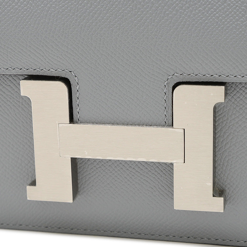 コンスタンス 24 ミロワール エプソン グリパンタン マットシルバー金具 K刻印 ショルダーバッグ