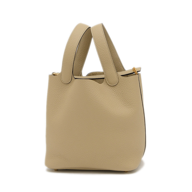 ピコタンロック PM 18 トリヨン トレンチ ゴールド金具 K刻印 ハンドバッグ