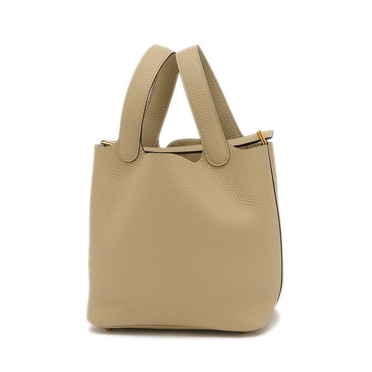 ピコタンロック PM 18 トリヨン トレンチ ゴールド金具 K刻印 ハンドバッグ