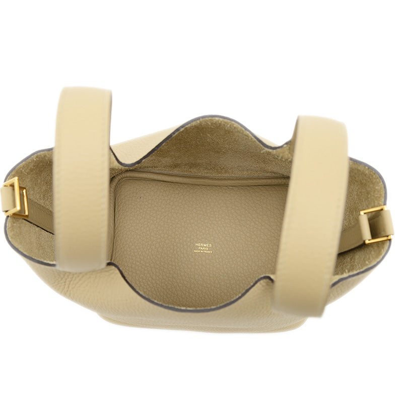 ピコタンロック PM 18 トリヨン トレンチ ゴールド金具 K刻印 ハンドバッグ