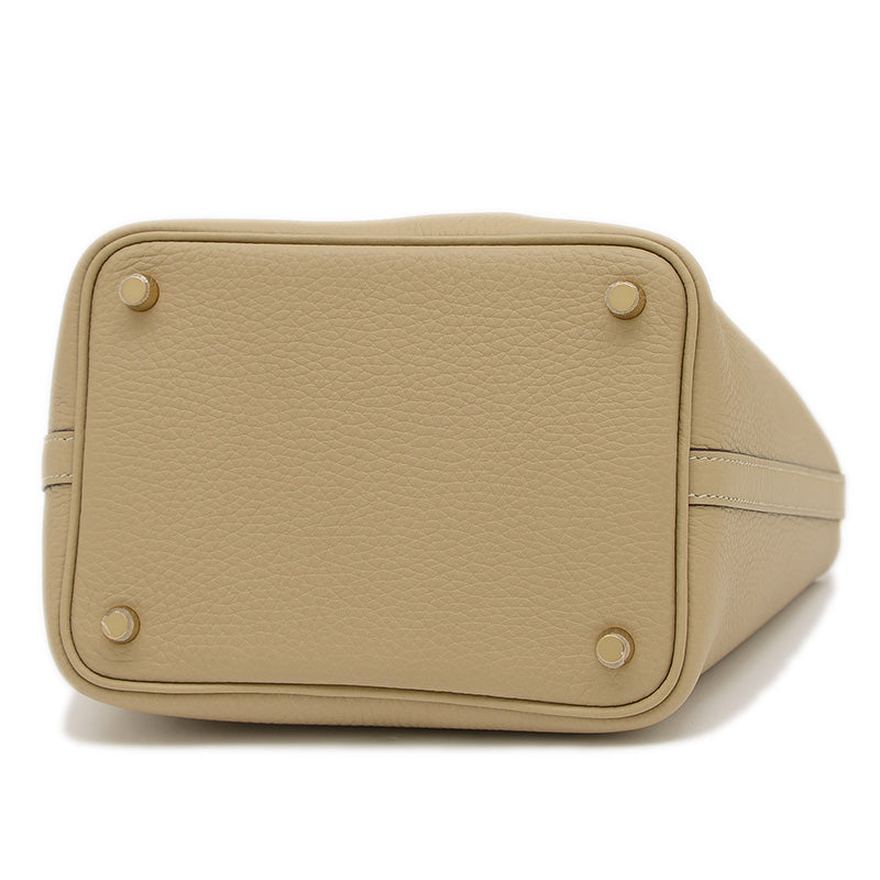 ピコタンロック PM 18 トリヨン トレンチ ゴールド金具 K刻印 ハンドバッグ