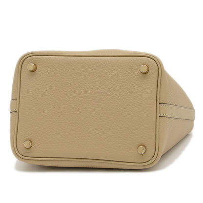 ピコタンロック PM 18 トリヨン トレンチ ゴールド金具 K刻印 ハンドバッグ