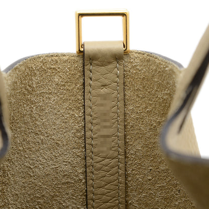 ピコタンロック PM 18 トリヨン トレンチ ゴールド金具 K刻印 ハンドバッグ