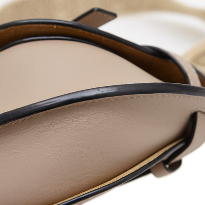 ゲートデュアル ミニ ショルダーバッグ ソフトカーフ/ジャカード サンド A650N46X13 ショルダーバッグ