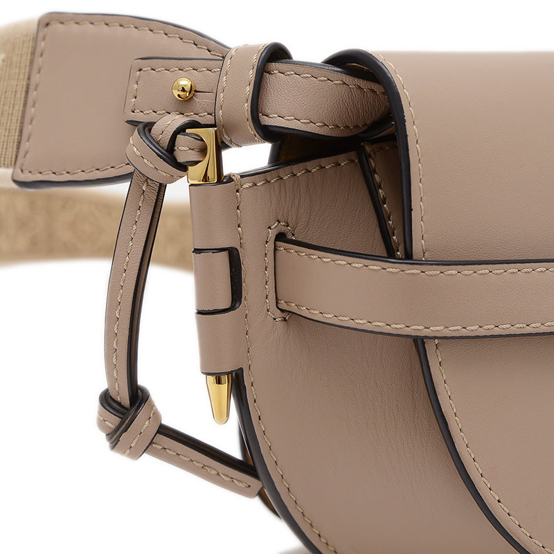 ゲートデュアル ミニ ショルダーバッグ ソフトカーフ/ジャカード サンド A650N46X13 ショルダーバッグ