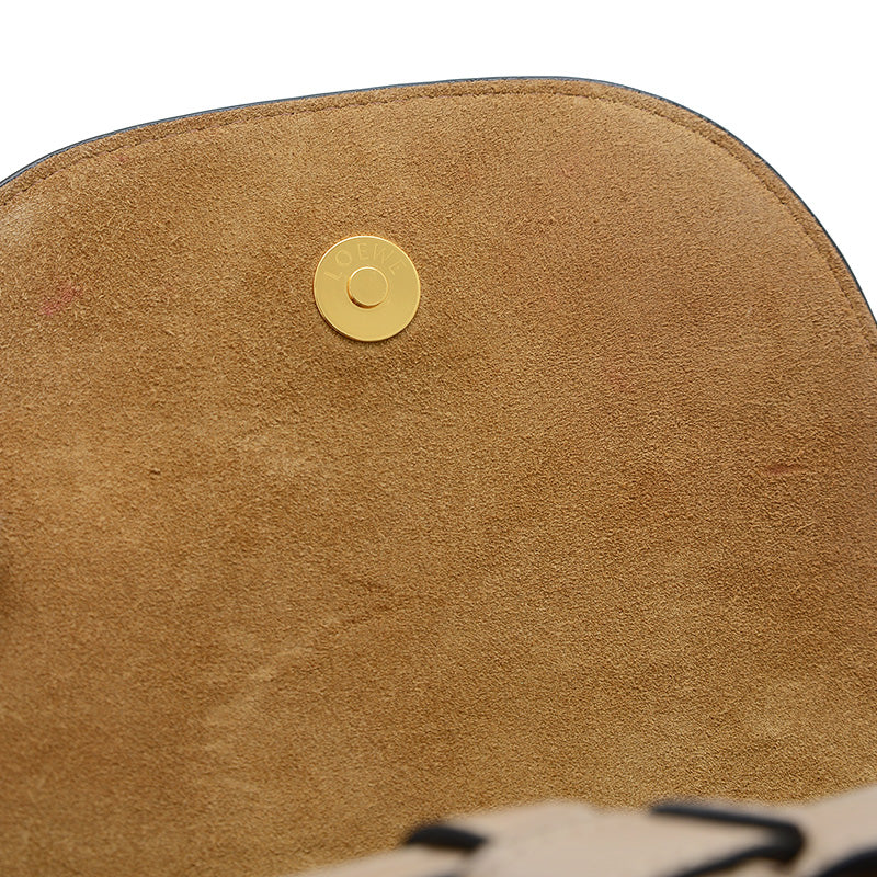 ゲートデュアル ミニ ショルダーバッグ ソフトカーフ/ジャカード サンド A650N46X13 ショルダーバッグ