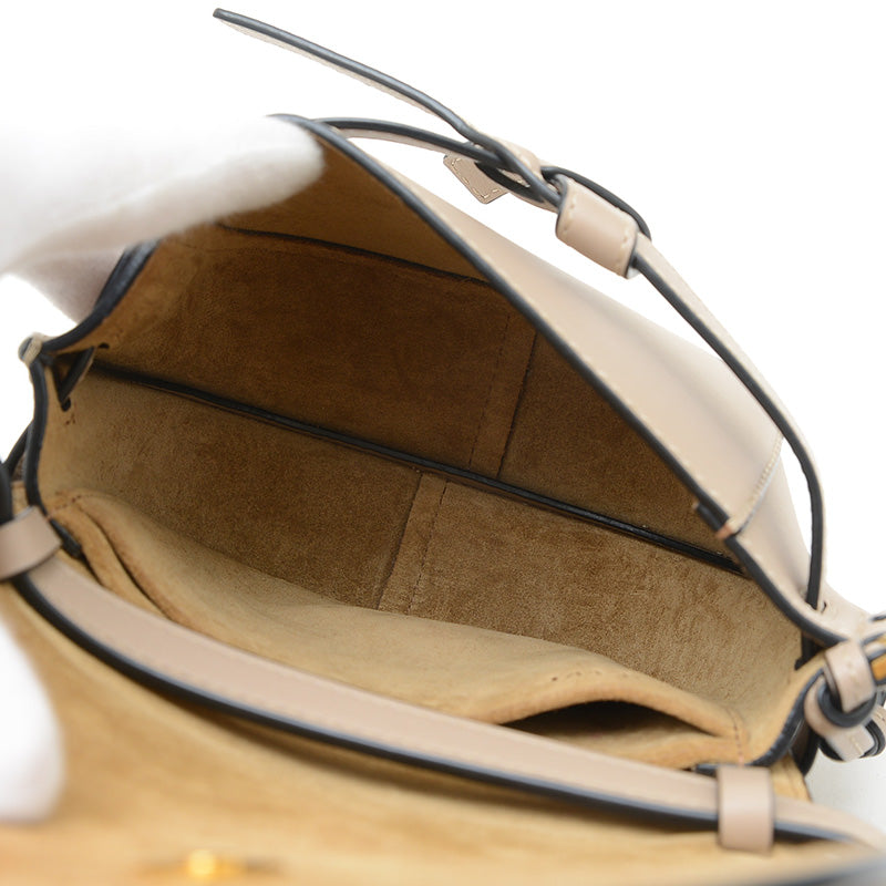 ゲートデュアル ミニ ショルダーバッグ ソフトカーフ/ジャカード サンド A650N46X13 ショルダーバッグ