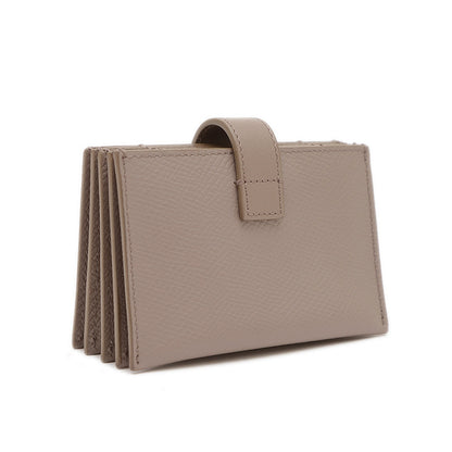 アコーディオン カードホルダー レザー グレー カードケース