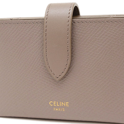 アコーディオン カードホルダー レザー グレー カードケース